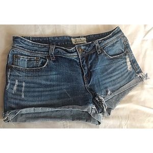 Aeropostle low-rise jean shorties